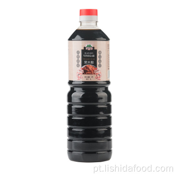 1000ml de garrafa de plástico de vinagre de arroz preto